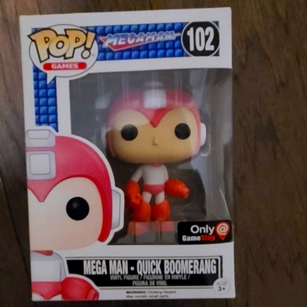 New in box pop games boomerang megaman